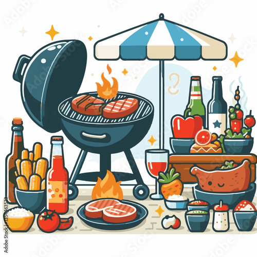 bbq, food, barbecue, grill, party, cooking, meat, picnic, grilling, summer, meal, grilled, cook, beef, cookout, hot, background, barbeque, steak, fire, backyard, pork, flame, delicious, smoke, outdoor