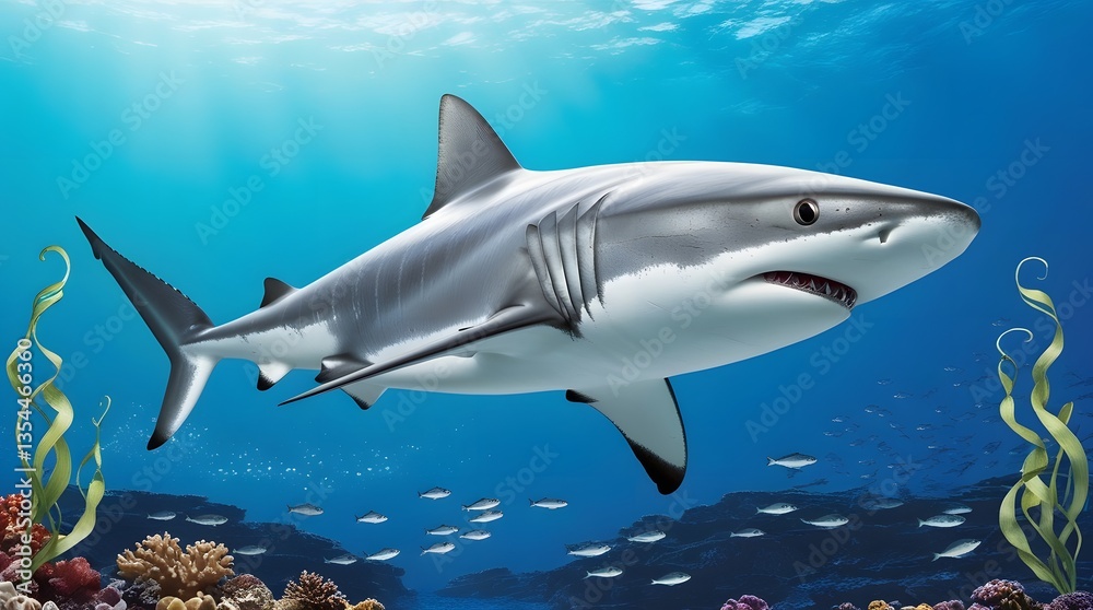 Naklejka premium shark fish photografy