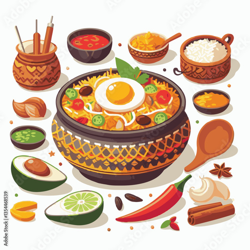 chicken, dinner, spicy, indian, cuisine, dish, asian, basmati, rice, meat, food, lunch, background, biryani, cooked, delicious, healthy, meal, india, restaurant, arabic, cooking, homemade, isolated, t