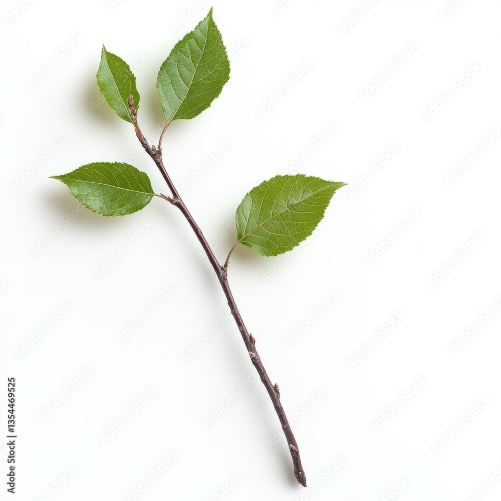 Fototapeta premium Fashion Twig Brown Overview Day Leaves Background.