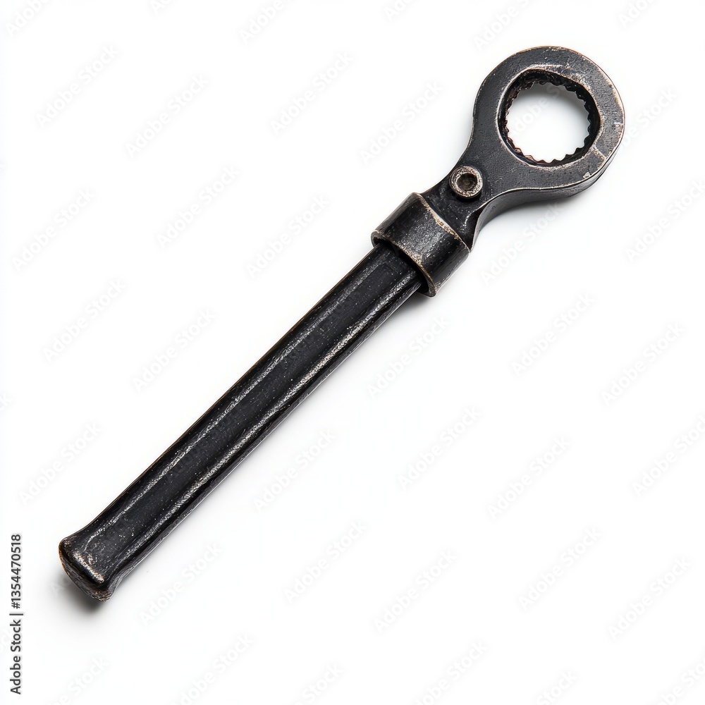 Generic Spoke Wrench Perspective Black Background. Generic Spoke Wrench Perspective Black Background.