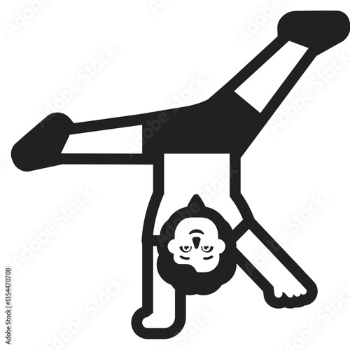 Person Doing Cartwheel