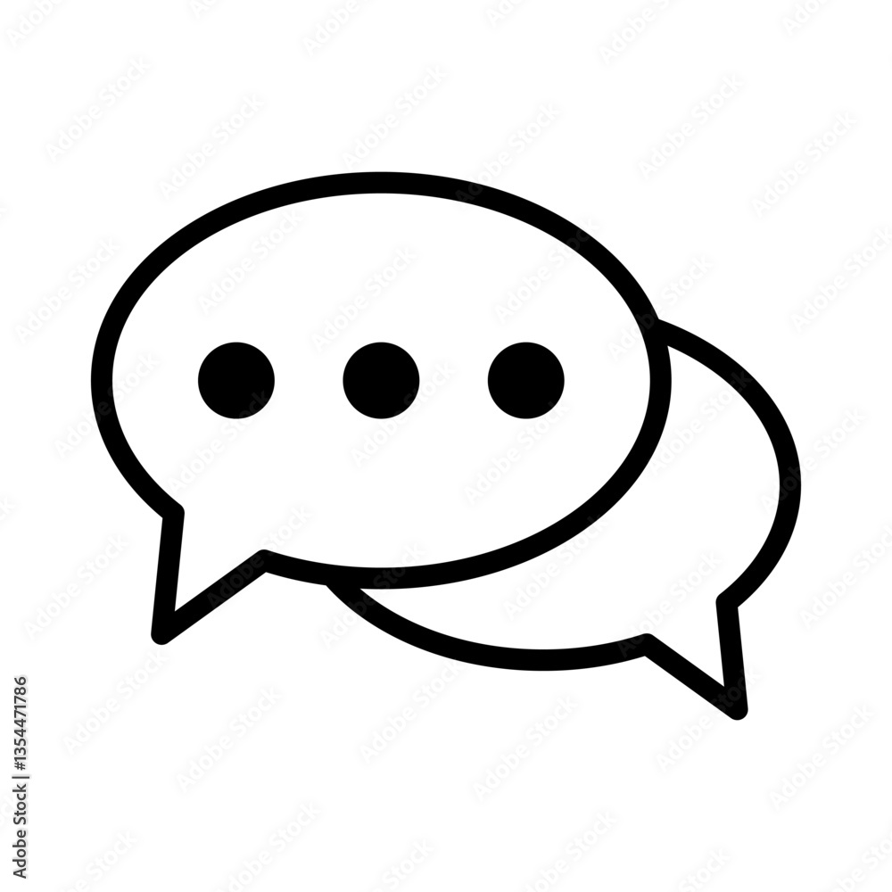 Chat icon. Dialogue icon. Speech bubble icon. Chat icon. Dialogue icon. Speech bubble icon.