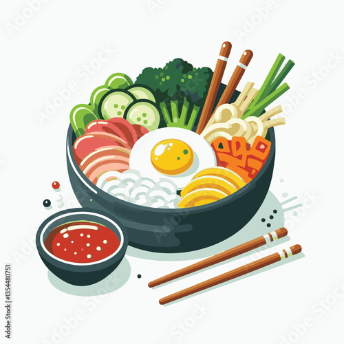 bibimbap, asian, cuisine, meal, healthy, delicious, food, rice, gourmet, korean food, vegetable, cooking, dinner, fresh, colorful, bowl, lunch, traditional, dish, egg, beef, spicy, korean, carrot, mea