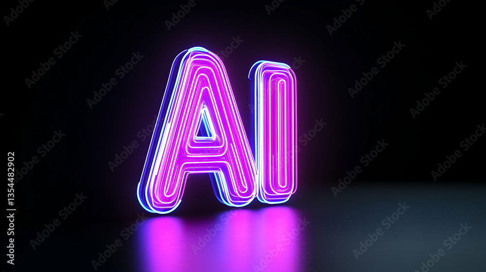 Glowing neon Glowing neon