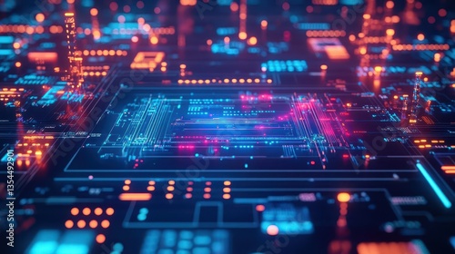 An ultrasharp photo showcasing a sovereign AI system in action, analyzing diverse data streams to drive innovation and enhance decisionmaking processes