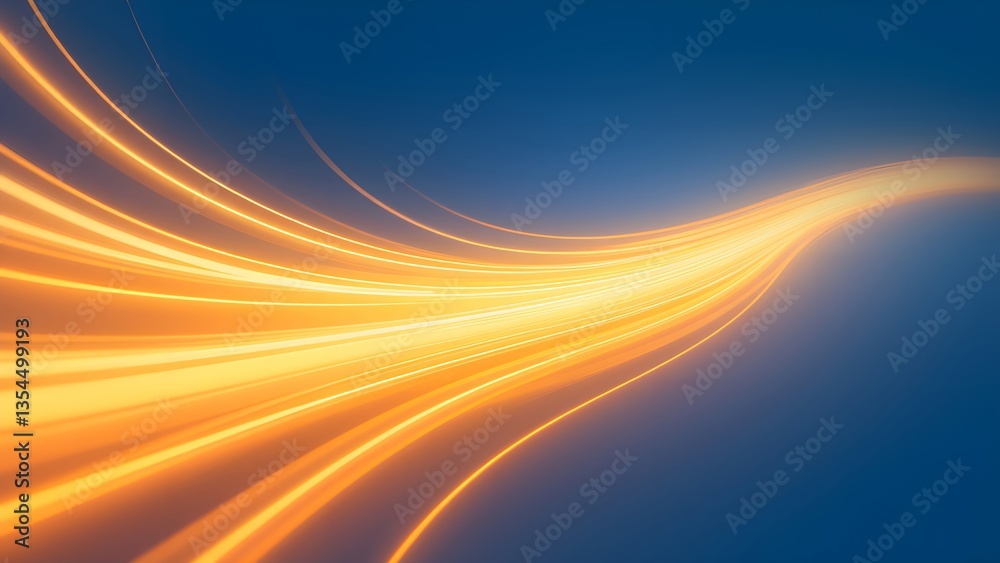 Obraz premium The speed of light shuttle in data torrent