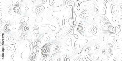 White wave paper curved reliefs background .Panorama view gradient multicolor wave curve lines banner background design. Vector illustration. wave Line topography map contour background.