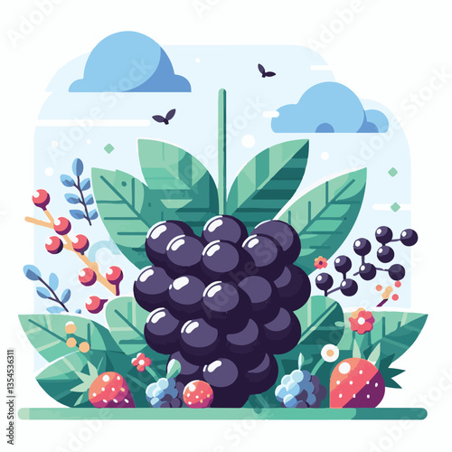 blackberry, berry, fruit, food, sweet, organic, healthy, fresh, natural, background, vitamin, summer, juicy, raspberry, ripe, berries, isolated, dessert, black, diet, set, red, delicious, closeup, ing