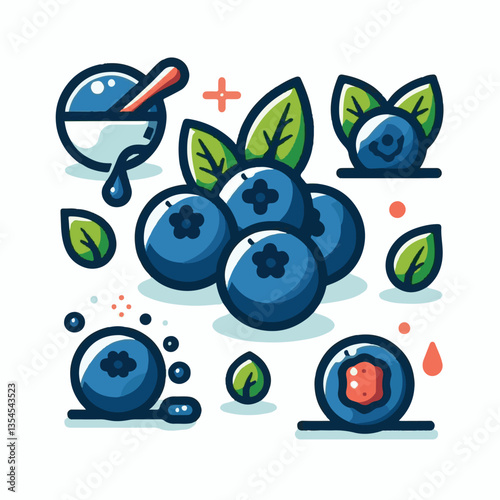 fruit, blueberry, food, fresh, berry, organic, blue, background, sweet, healthy, isolated, ripe, blueberries, juicy, dessert, berries, raw, leaf, group, bilberry, white, diet, vegetarian, summer, deli