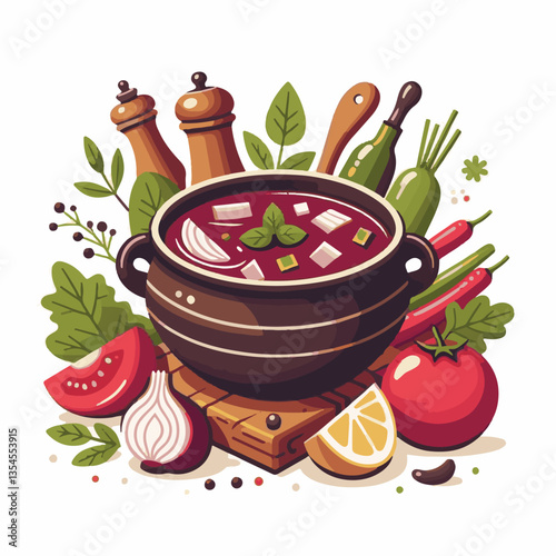 soup, food, borscht, bowl, ukrainian, dish, lunch, dinner, vegetable, beet, cream, cuisine, borsch, beetroot, red, meat, traditional, healthy, meal, homemade, hot, gourmet, plate, garlic, tasty, cooki