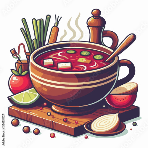 soup, food, borscht, bowl, ukrainian, dish, lunch, dinner, vegetable, beet, cream, cuisine, borsch, beetroot, red, meat, traditional, healthy, meal, homemade, hot, gourmet, plate, garlic, tasty, cooki