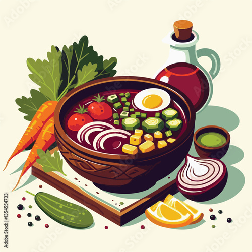 soup, food, borscht, bowl, ukrainian, dish, lunch, dinner, vegetable, beet, cream, cuisine, borsch, beetroot, red, meat, traditional, healthy, meal, homemade, hot, gourmet, plate, garlic, tasty, cooki