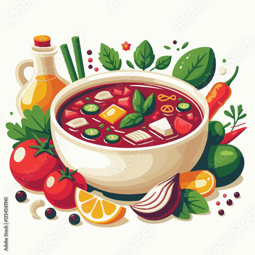 soup, food, borscht, bowl, ukrainian, dish, lunch, dinner, vegetable, beet, cream, cuisine, borsch, beetroot, red, meat, traditional, healthy, meal, homemade, hot, gourmet, plate, garlic, tasty, cooki