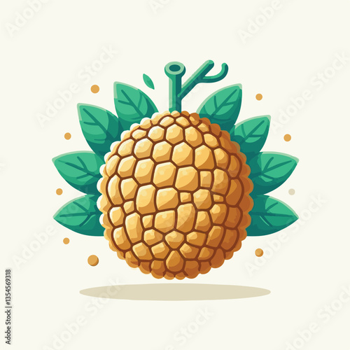 breadfruit, food, background, fresh, nature, tropical, plant, leaf, healthy, fruit, organic, natural, green, exotic, garden, sweet, delicious, vegetarian, agriculture, white, foliage, summer, illustra