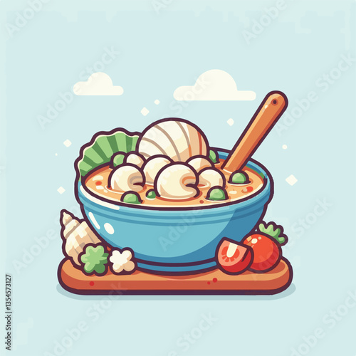 food, chowder, delicious, soup, clam, bowl, dinner, gourmet, potato, cream, meal, seafood, lunch, healthy, shellfish, creamy, fresh, cuisine, parsley, spoon, dish, milk, white, hot, american, bread, c