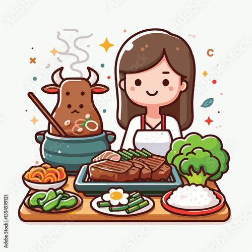 cuisine, meal, dish, meat, bulgogi, delicious, dinner, restaurant, beef, cooking, lunch, traditional, food, healthy, gourmet, asian, background, menu, spicy, plate, bbq, korean, korean food, barbecue,