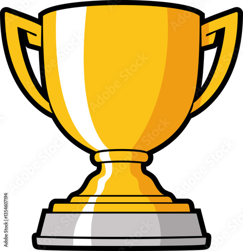 colourful trophy cup design