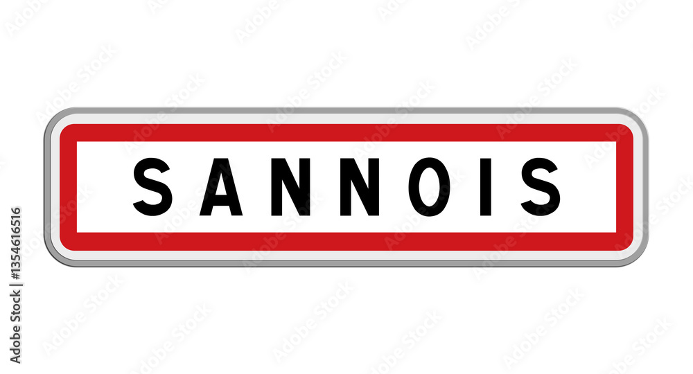Panneau de Sannois, Val-d'Oise, Île-de-France Panneau de Sannois, Val-d'Oise, Île-de-France