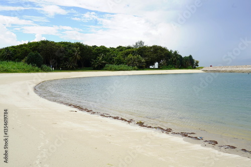 Fototapeta Naklejka Na Ścianę i Meble -  Pulau Sekijang Pelepah, or St John's Island, is a tranquil island getaway off Singapore’s southern coast. Known for its rich biodiversity, quiet beaches, and colonial-era heritage, it's perfect  