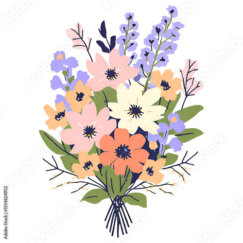 floral background with flowers