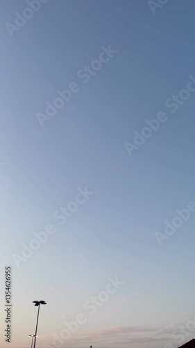 Dusk Sky with Passing Clouds  – Right to Left Motion