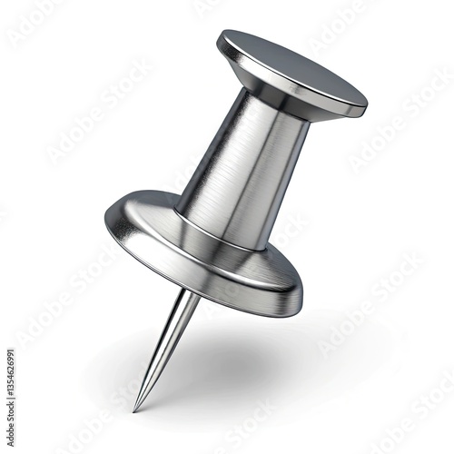 white push pin