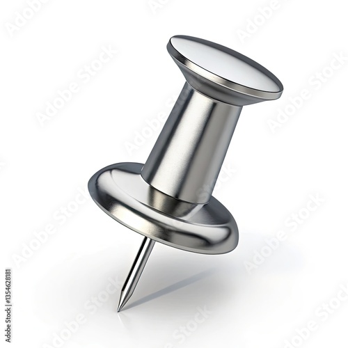 white push pin