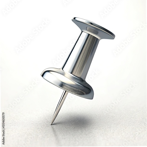 white push pin