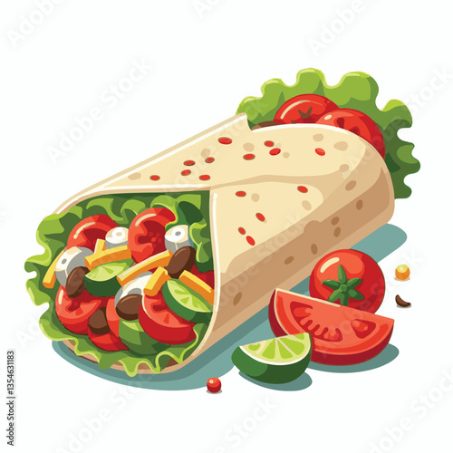 food, meal, restaurant, burrito, meat, delicious, fast, menu, dinner, lunch, snack, background, mexican, beef, dish, isolated, salad, vegetable, chicken, grilled, plate, bread, wrap, collection, taco,