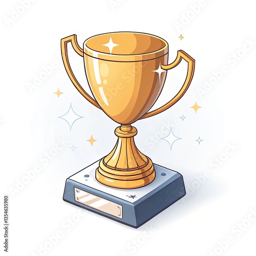 gold trophy cup