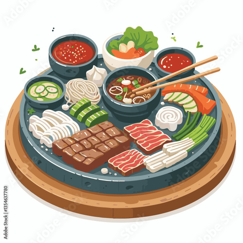 cuisine, meal, dish, meat, bulgogi, delicious, dinner, restaurant, beef, cooking, lunch, traditional, food, healthy, gourmet, asian, background, menu, spicy, plate, bbq, korean, korean food, barbecue,