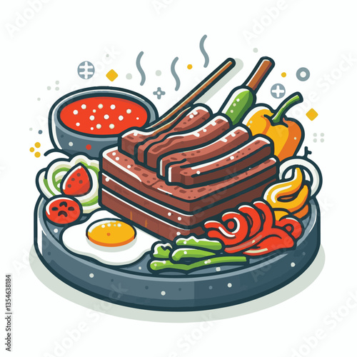 cuisine, meal, dish, meat, bulgogi, delicious, dinner, restaurant, beef, cooking, lunch, traditional, food, healthy, gourmet, asian, background, menu, spicy, plate, bbq, korean, korean food, barbecue,