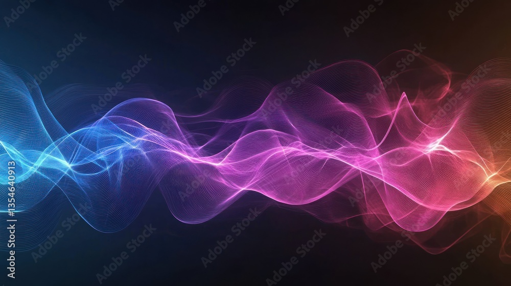 Waves of soft, oscillating colors that ripple across the image, symbolizing the unseen vibrations of energy and sound. Waves of soft, oscillating colors that ripple across the image, symbolizing the unseen vibrations of energy and sound.
