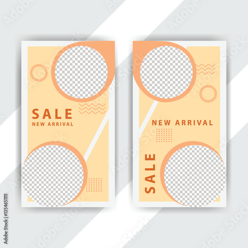 Minimalist Sale and New Arrivals Social Media Template