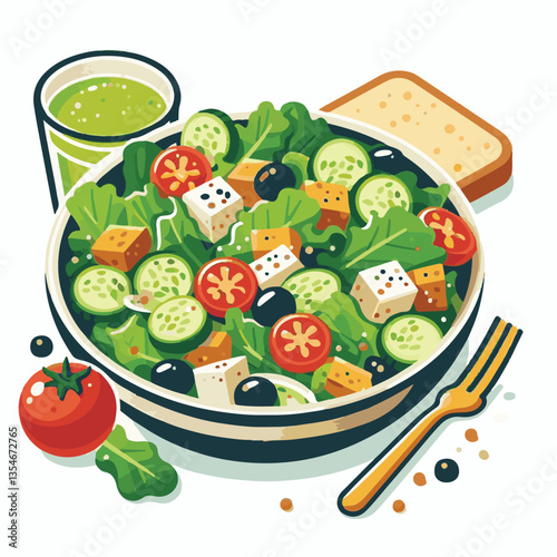 healthy, lunch, food, cheese, meal, lettuce, fresh, salad, green, gourmet, bread, parmesan, delicious, sauce, vegetable, dinner, caesar, bowl, chicken, appetizer, cuisine, dish, crouton, grilled, plat