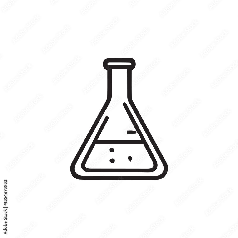vector illustration of chemical test tube with liquid in it with editable strokes vector illustration of chemical test tube with liquid in it with editable strokes