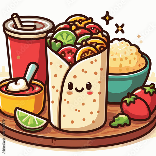 food, meal, restaurant, meat, burrito, menu, fast, delicious, lunch, dinner, snack, mexican, background, dish, beef, chicken, salad, isolated, grilled, bread, wrap, vegetable, set, collection, plate, 