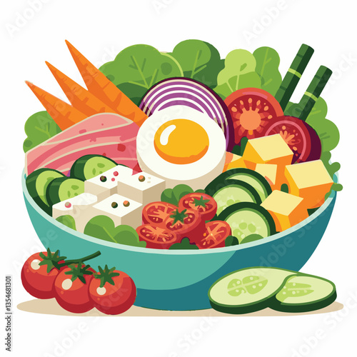 food, lunch, vegetable, salad, meal, tomato, lettuce, cobb, avocado, chicken, dinner, egg, green, keto, american, meat, chopped, cuisine, bacon, diet, plate, fresh, healthy, gourmet, leaf, cobb salad,