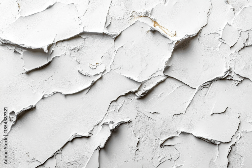 Naklejka premium White paint drips down a brick wall, creating abstract patterns.