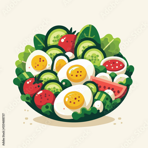 food, lunch, vegetable, salad, meal, tomato, lettuce, cobb, avocado, chicken, dinner, egg, green, keto, american, meat, chopped, cuisine, bacon, diet, plate, fresh, healthy, gourmet, leaf, cobb salad,
