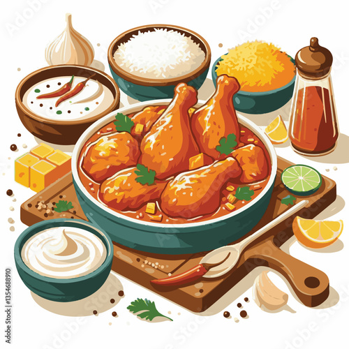 food, dinner, delicious, indian, chicken, traditional, cuisine, dish, meal, butter chicken, spicy, curry, restaurant, lunch, meat, rice, asian, tikka, masala, bowl, recipe, background, plate, tasty, c