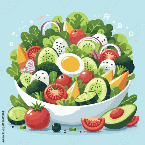 food, lunch, vegetable, salad, meal, tomato, lettuce, cobb, avocado, chicken, dinner, egg, green, keto, american, meat, chopped, cuisine, bacon, diet, plate, fresh, healthy, gourmet, leaf, cobb salad,