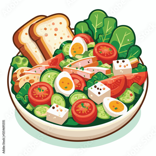 fresh, food, lunch, healthy, lettuce, meal, cheese, salad, gourmet, delicious, dinner, green, vegetable, bread, caesar, parmesan, dish, bowl, chicken, sauce, plate, grilled, cuisine, diet, crouton, ap