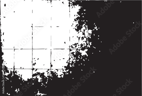 Abstract Grunge Texture with Puzzle Details