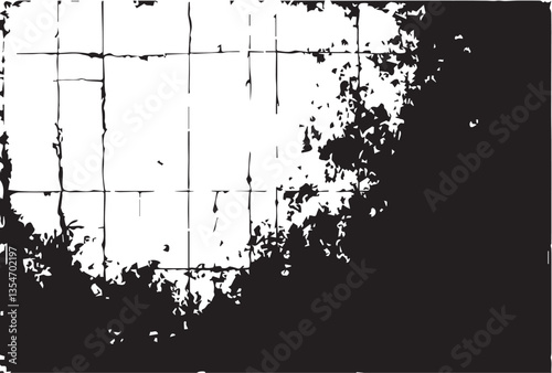 Abstract Grunge Texture with Puzzle Details