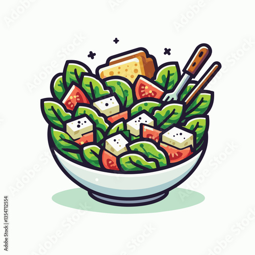healthy, lunch, food, cheese, meal, lettuce, fresh, salad, green, gourmet, bread, parmesan, delicious, sauce, vegetable, dinner, caesar, bowl, chicken, appetizer, cuisine, dish, crouton, grilled, plat