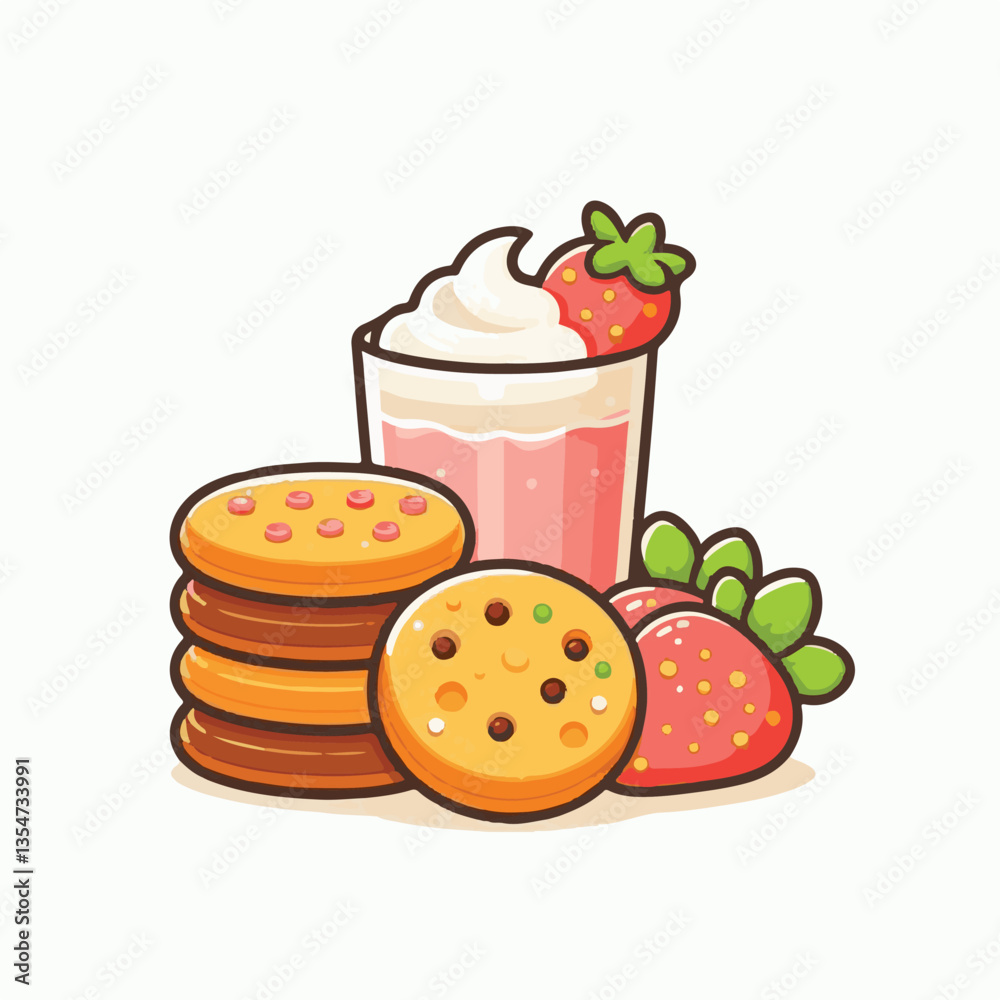 dessert, cookie, food, sweet, biscuit, bakery, background, chocolate, snack, delicious, homemade, candy, brown, chip, bake, cake, isolated, tasty, breakfast, pastry, closeup, fresh, vector, sugar, cru
