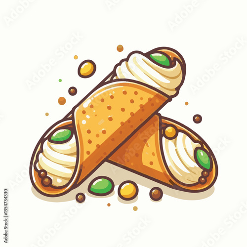 dessert, pastry, sweet, cannoli, food, chocolate, cream, italian, delicious, bakery, gourmet, italy, traditional, cannolo, background, sicily, breakfast, white, filling, creamy, sugar, baked, crust, c