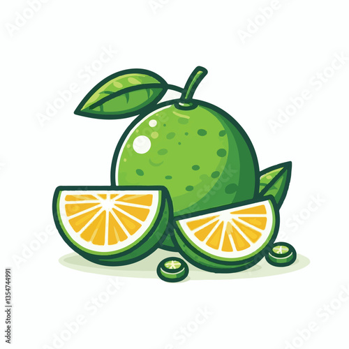 citrus, green, fresh, fruit, organic, food, tropical, background, closeup, juicy, nature, juice, ripe, healthy, vitamin, isolated, leaf, yellow, color, orange, natural, sweet, white, diet, object, veg